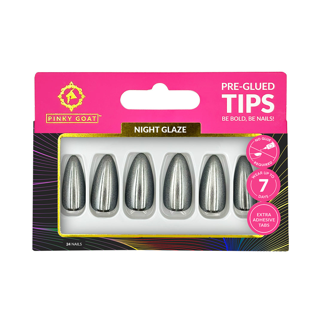 PINKYGOAT TIPS - PRE GLUED - NIGHT GLAZE