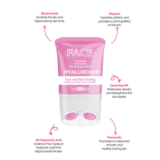 FACE GYM MOISTURIZING CARE CREAM 80 ML (HYALURONIC)