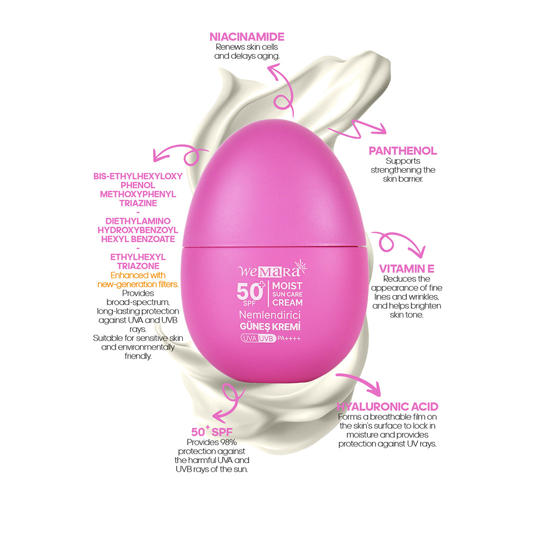 MOIST SUN CARE CREAM 50SPF 50 ML