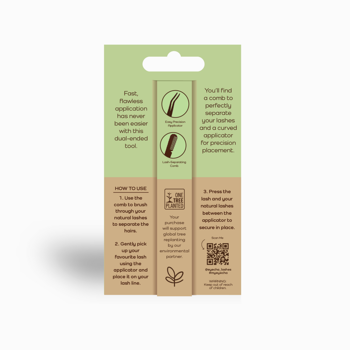 Eyecha 2-in-1 Lash Applicator & Comb