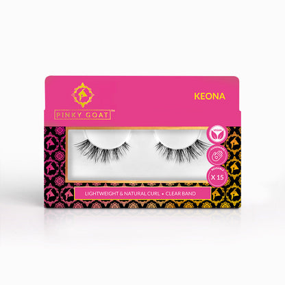 KEONA Short Wispy Natural False Eyelashes