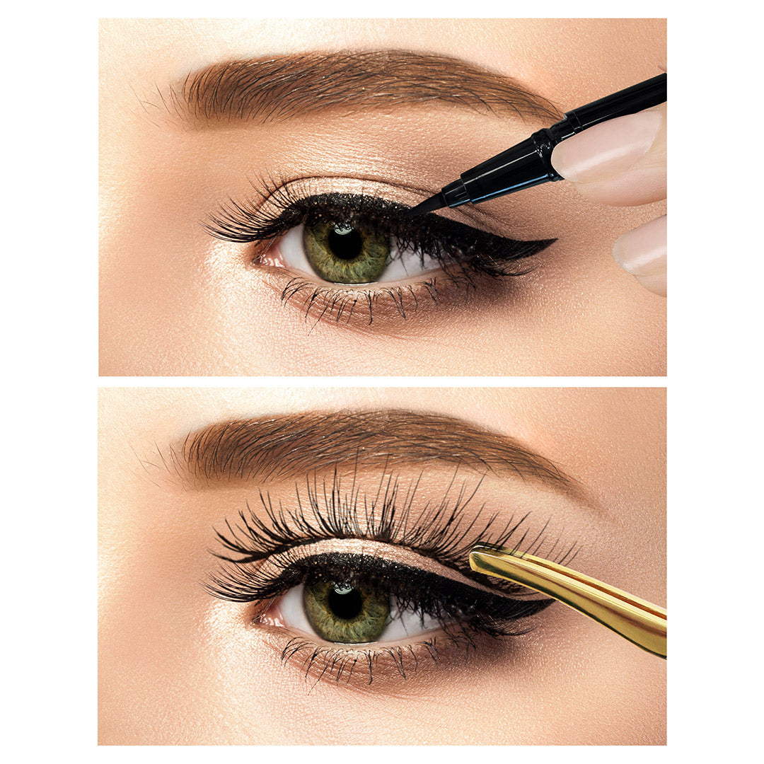 BLACK LINER & LASH GLUE – Waterproof & Fast-Drying