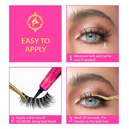 AMY Ultra Curly Natural False Eyelashes