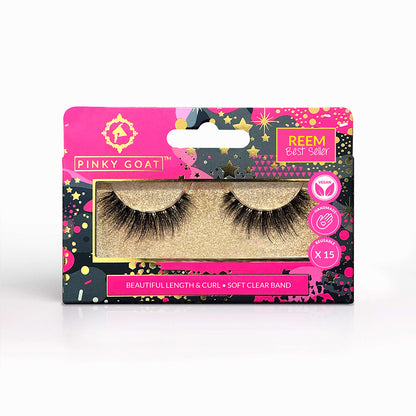 REEM Long Curl False Eyelashes for Day & Night